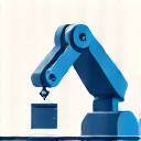 Pick & Place Roboterarm Icon