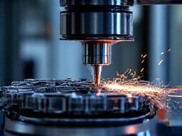 5-Achs-CNC-Bearbeitungszentrum im Betrieb